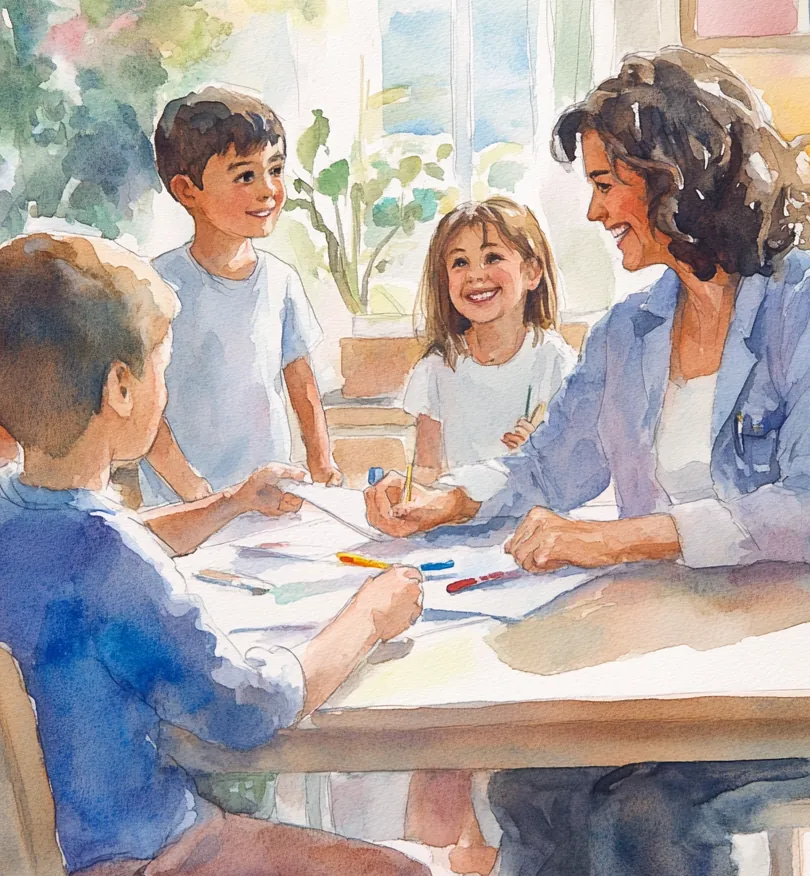 Welcoming local child care setting for families